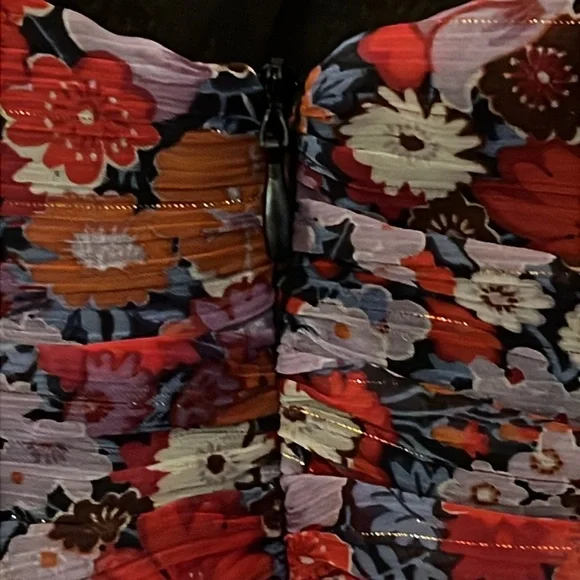 ZARA Multicolor Floral Mini Dress - Picture 10 of 16